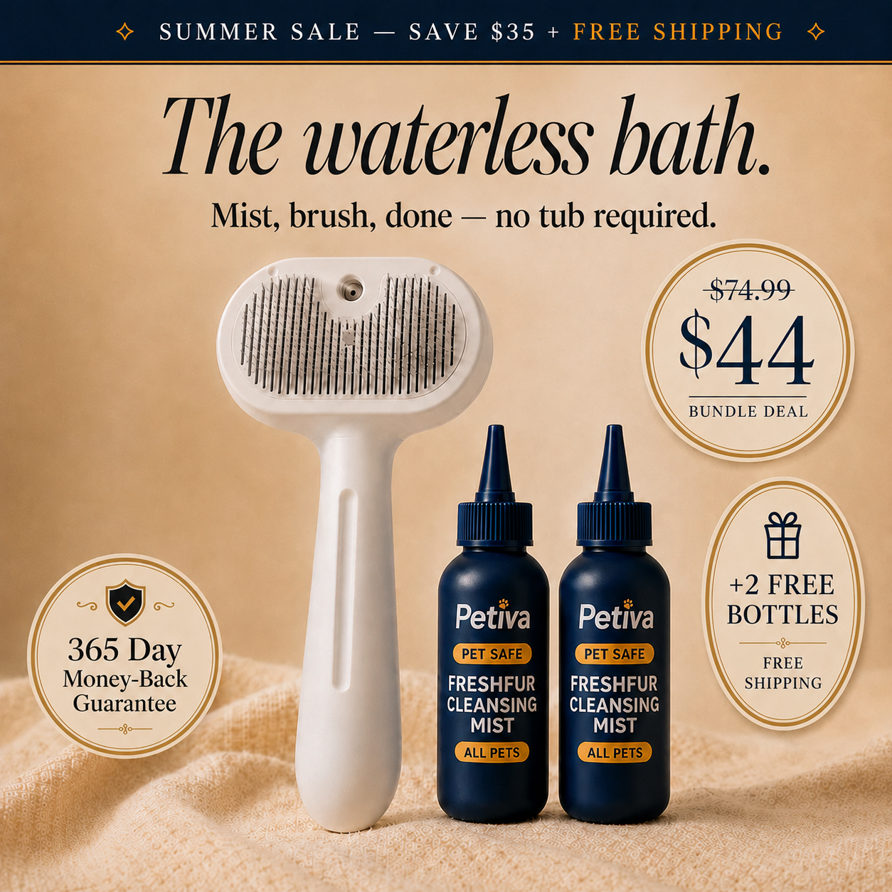 Petiva™ FreshFur Brush